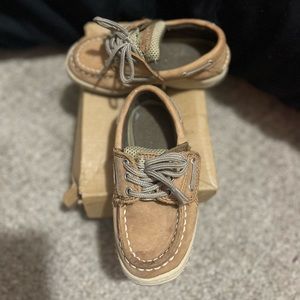 Toddler boys size 8 1/2 Sperry shoes